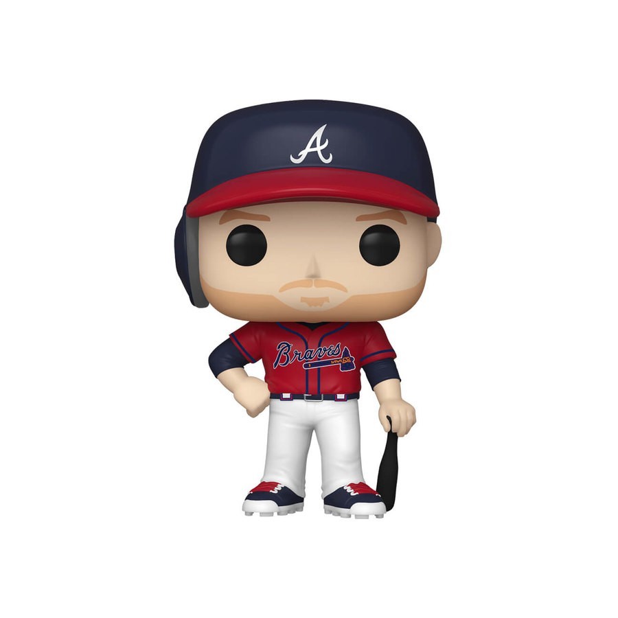 Curbside Pickup Sale - MLB Braves Freddie Freeman Funko Stand Out! Plastic - Black Friday Frenzy:£9