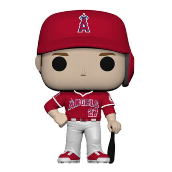 MLB New Jersey Mike Trout Funko Stand Out! Vinyl fabric