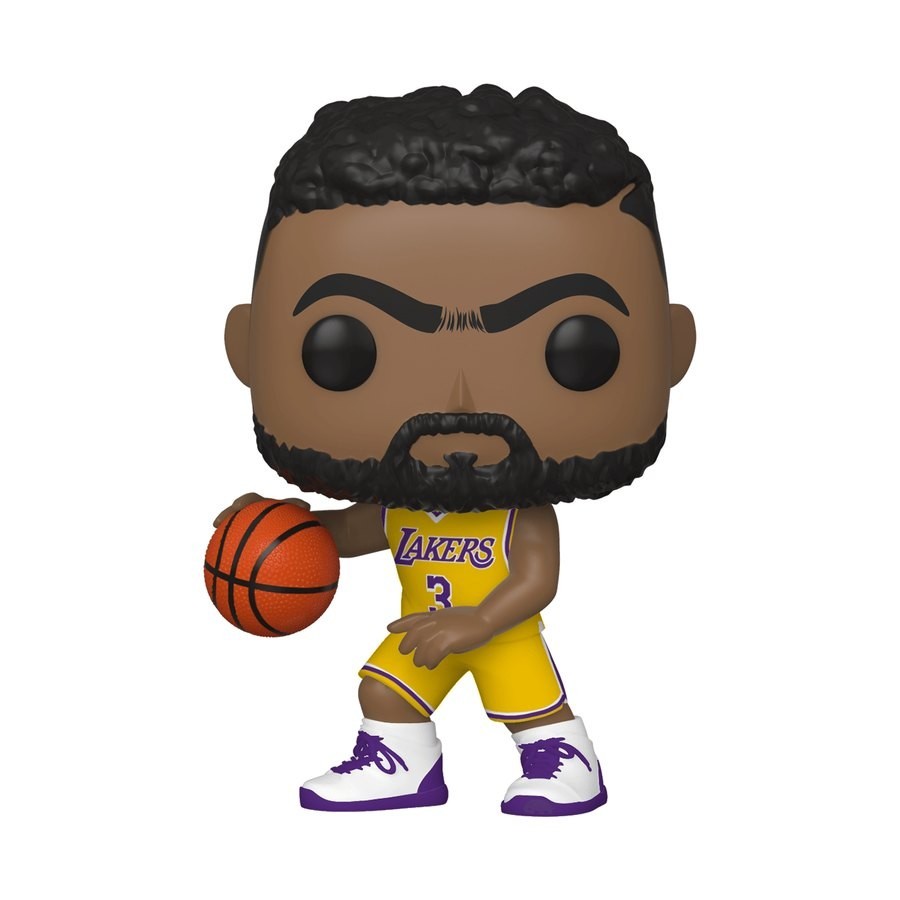 Loyalty Program Sale - NBA Los Angeles Lakers Anthony Davis Funko Stand Out! Vinyl - Curbside Pickup Crazy Deal-O-Rama:£9