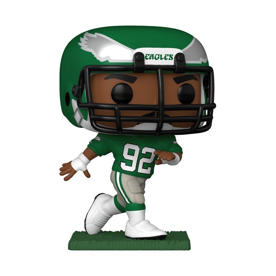 NFL Legends Reggie White Eagles Funko Stand Out! Vinyl fabric