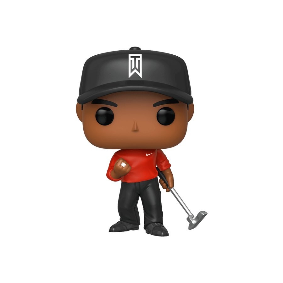 Tiger Woods (Red T Shirt) Funko Pop! Plastic