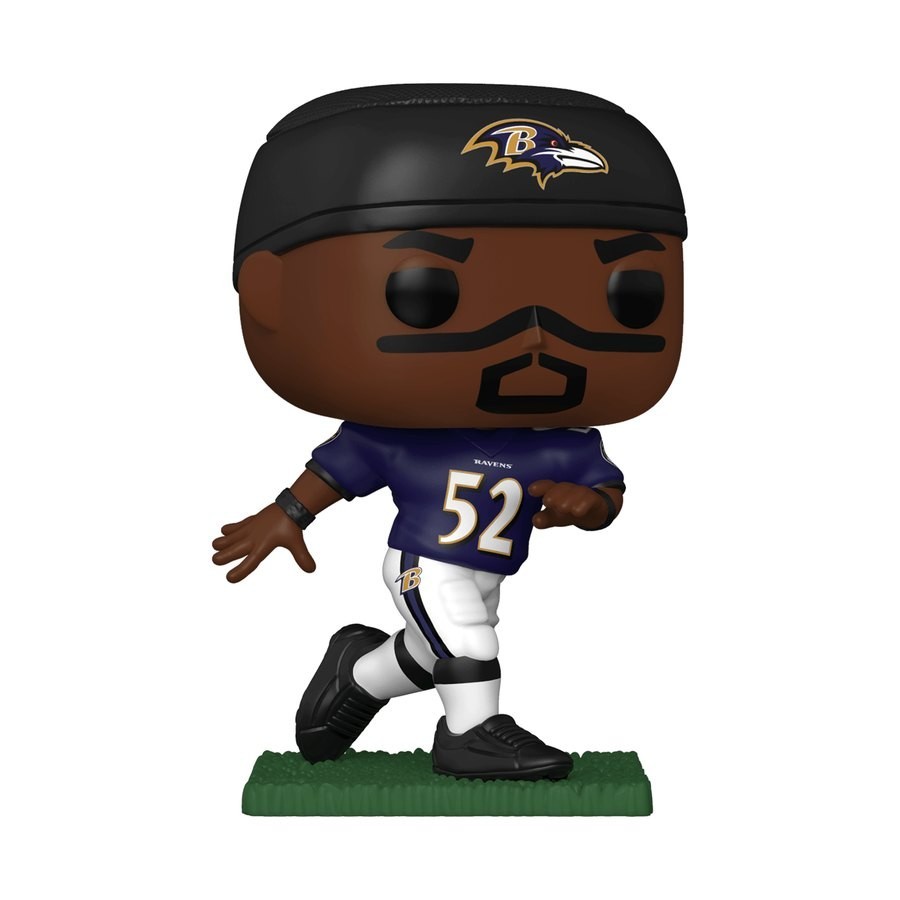 NFL Legends Ray Lewis Ravens Funko Stand Out! Plastic
