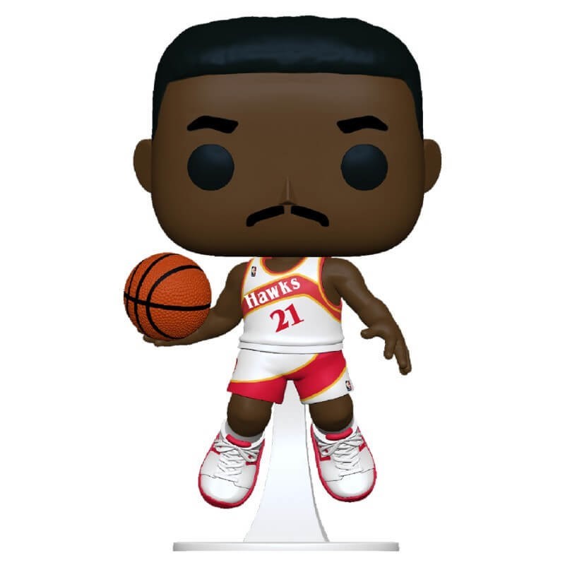 NBA Legends Dominique Wilkins (Hawks Residence) Pop! Plastic Figure