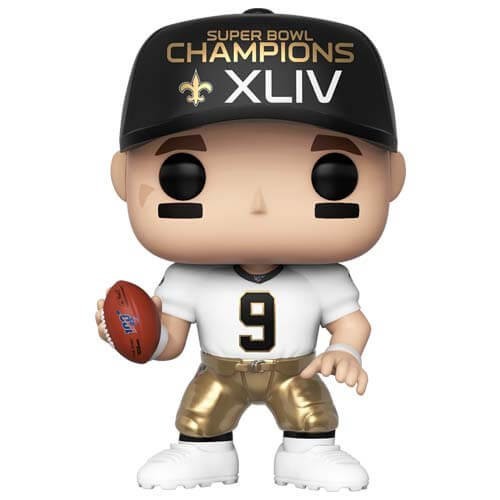 Spring Sale - NFL Saints Drew Brees Funko Stand Out! Vinyl fabric - Hot Buy Happening:£9