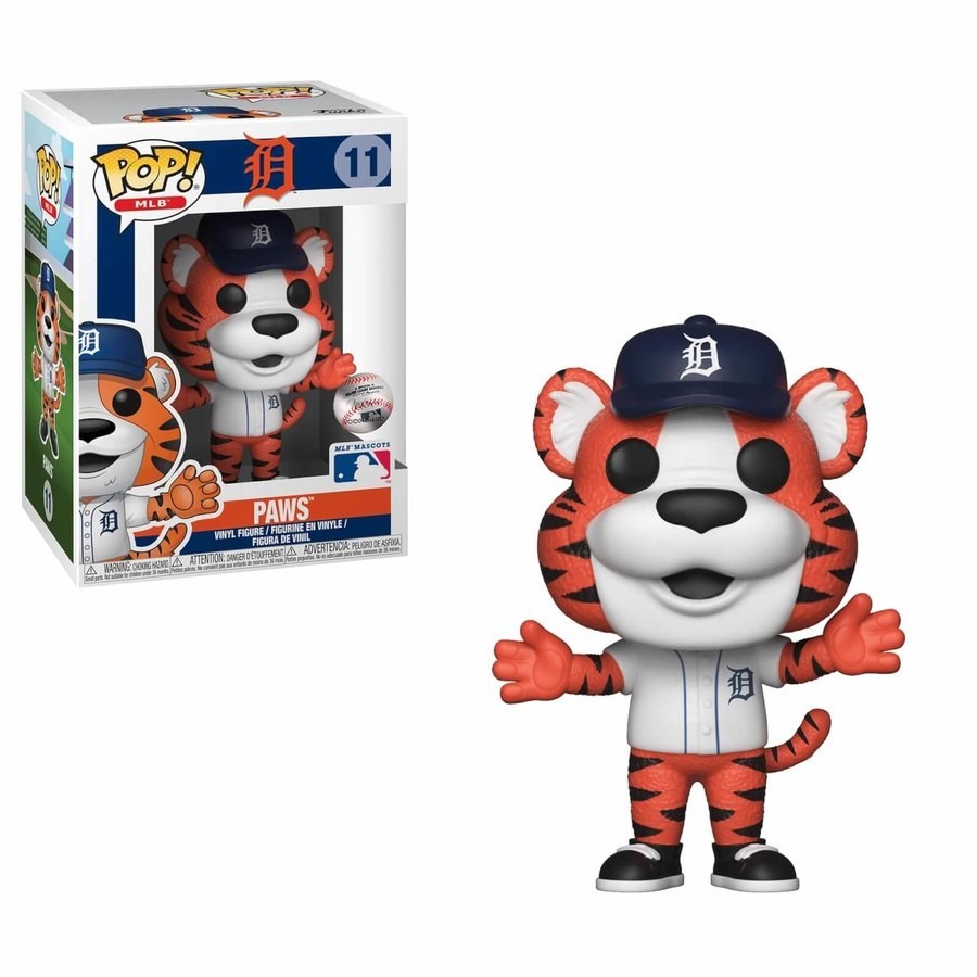 MLB Detroit Paws Funko Stand Out! Vinyl fabric