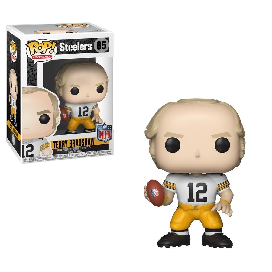 Year-End Clearance Sale - NFL Legends - Terry Bradshaw WH Funko Stand Out! Plastic - Give-Away:£9