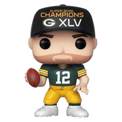 NFL Packers Aaron Rodgers Funko Stand Out! Plastic