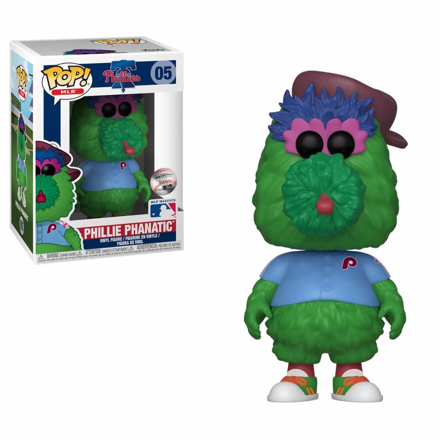 Summer Sale - MLB Phillie Phanatic Funko Stand Out! Vinyl fabric - Virtual Value-Packed Variety Show:£9