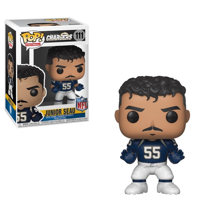 January Clearance Sale - NFL Legends - Junior Seau Funko Stand Out! Vinyl fabric - President's Day Price Drop Party:£9[alb8803co]