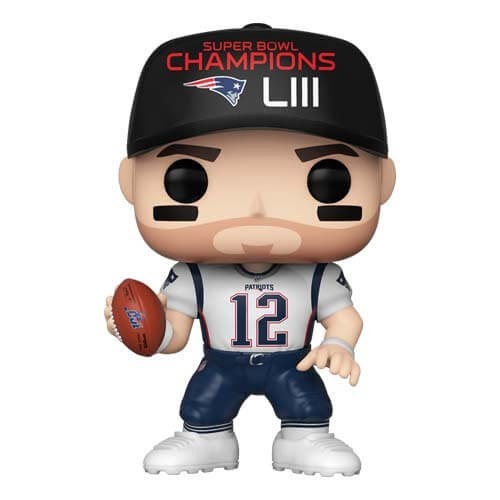 Gift Guide Sale - NFL Patriots Tom Brady Funko Stand Out! Vinyl fabric - Two-for-One Tuesday:£9