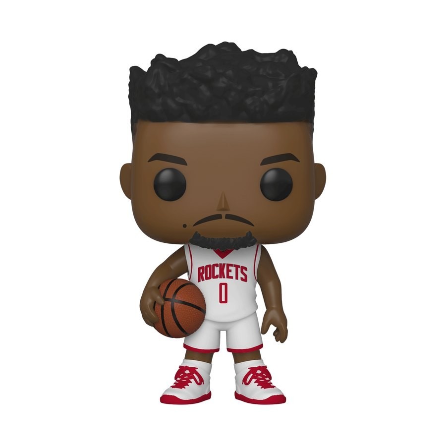 NBA Houston Firecrackers Russell Westbrook Funko Stand Out! Vinyl fabric