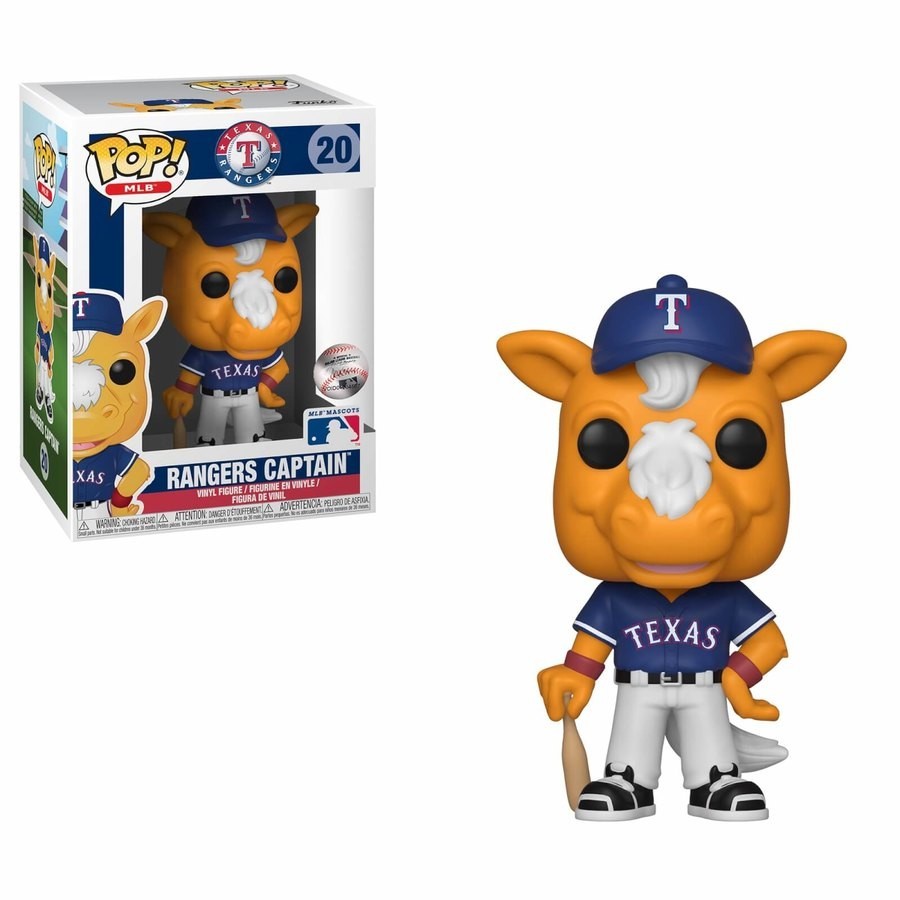 MLB Texas Ranger's Captain Funko Stand out! Vinyl fabric
