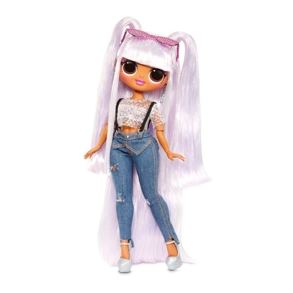 August Back to School Sale - L.O.L. Surprise! O.M.G. Remix Cat K Style Doll - Doorbuster Derby:£34[alb9131co]