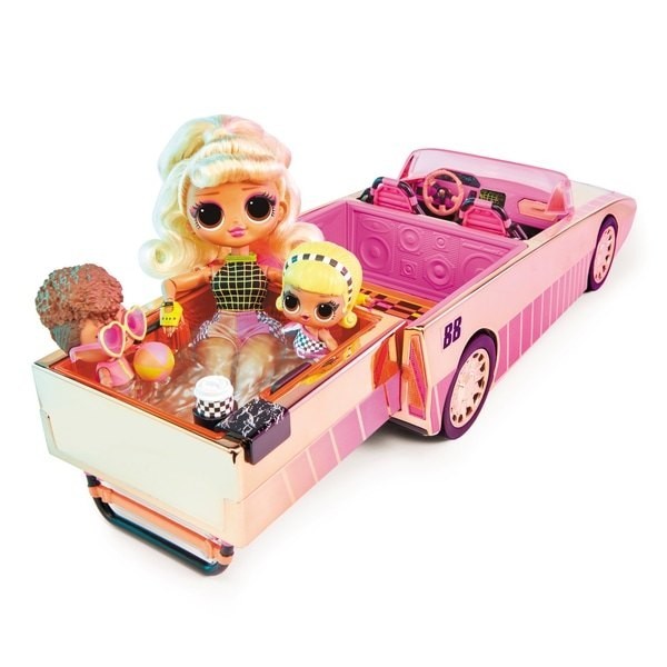 L.O.L. Surprise! Car-Pool Coupe along with Toy