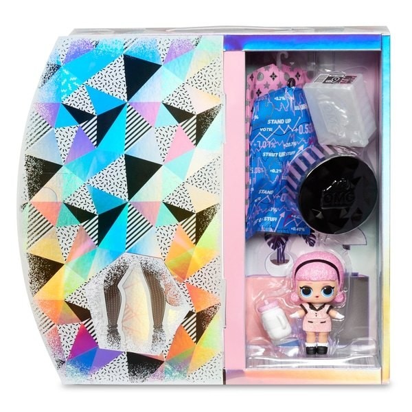 All Sales Final - L.O.L. Surprise! O.M.G. Wintertime Cool Authority & Madame Queen Doll along with 25 Shocks - Galore:£33