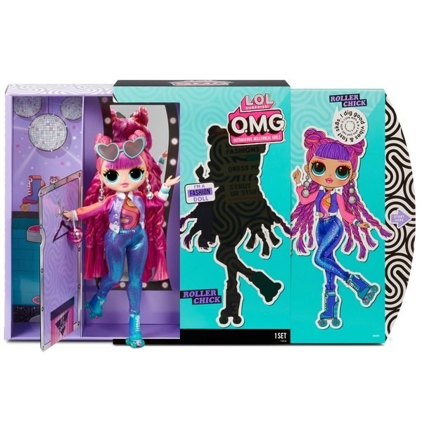 January Clearance Sale - L.O.L. Surprise! O.M.G. Style Dolls Series 3 Nightclub Sk8er - Web Warehouse Clearance Carnival:£32[neb9154ca]