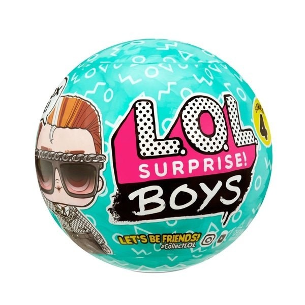Summer Sale - L.O.L. Surprise! Boys Series 4 Young Boy Dolly Array - Reduced-Price Powwow:£10[neb9158ca]