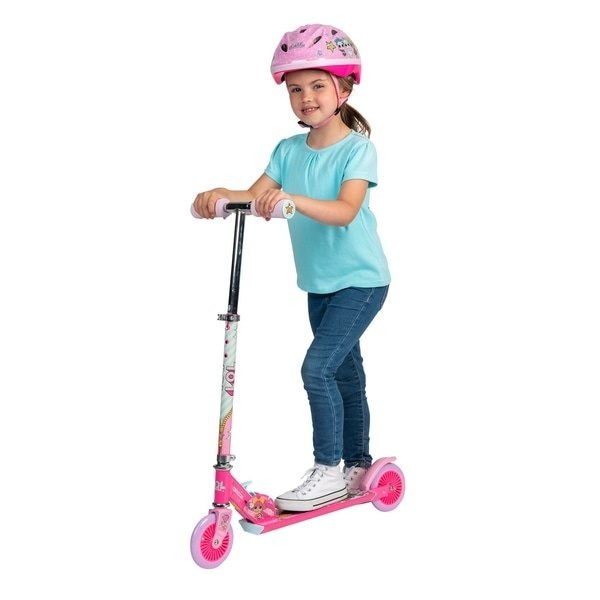 Cyber Week Sale - L.O.L. Surprise! Folding Inline Mobility Scooter - Web Warehouse Clearance Carnival:£18