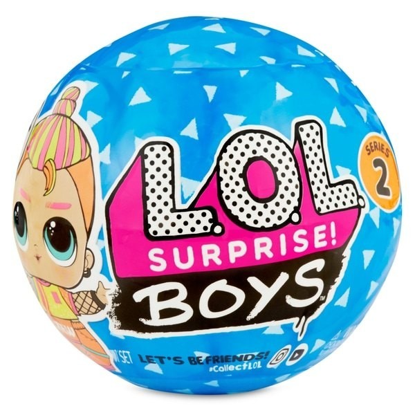 End of Season Sale - L.O.L. Surprise! Boys Collection 2 Figurine along with 7 Surprises - Variety - Internet Inventory Blowout:£8