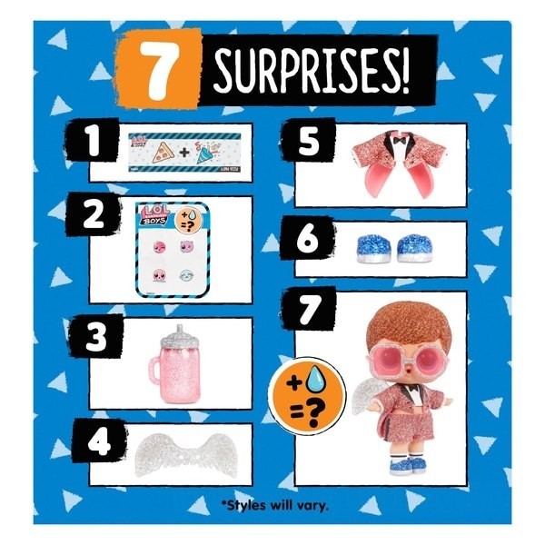 Winter Sale - L.O.L. Surprise! Boys Series 2 Dolly along with 7 Surprises - Assortment - Off:£8[lab9178ma]