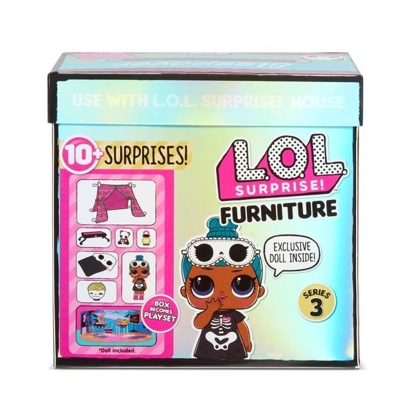 Everything Must Go Sale - L.O.L. Surprise! Furnishings Slumber Party with Sleepy Bones - Extravaganza:£12[chb9182ar]