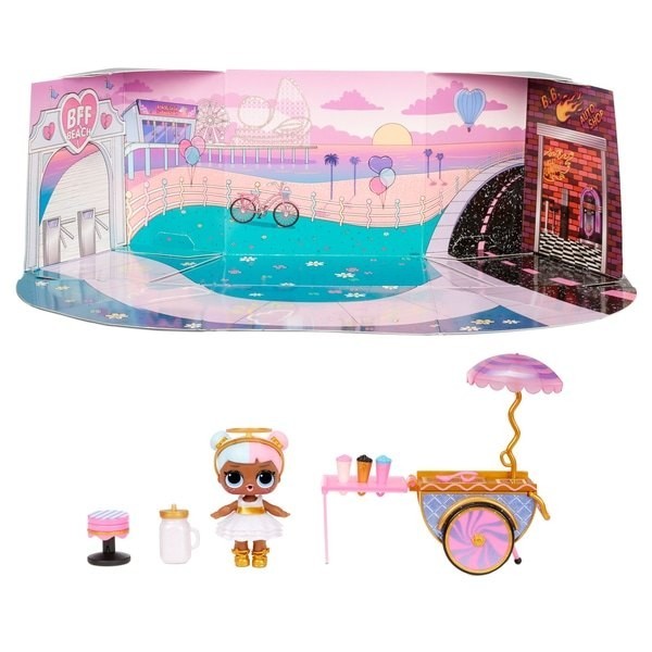 Exclusive Offer - L.O.L. Surprise! Furnishings Dessert Boardwalk and also Sweets Figure - Spree:£13[beb9203nn]