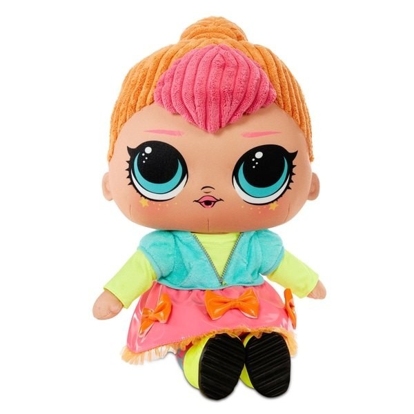 L.O.L. Surprise! Fluorescent Q.T. - Huggable, Smooth Plush Doll