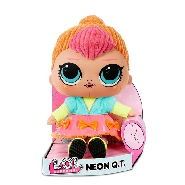 L.O.L. Surprise! Fluorescent Q.T. - Huggable, Delicate Plush Toy