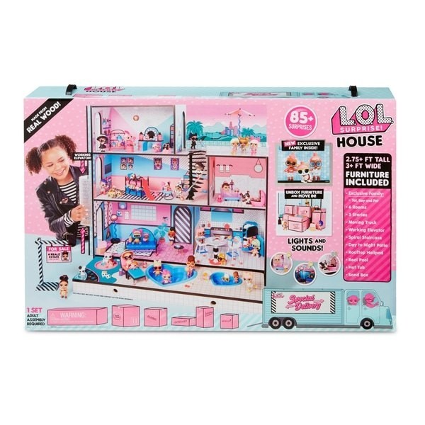 Gift Guide Sale - L.O.L Shock! Shock Home including 85+ Shocks - Fourth of July Fire Sale:£77