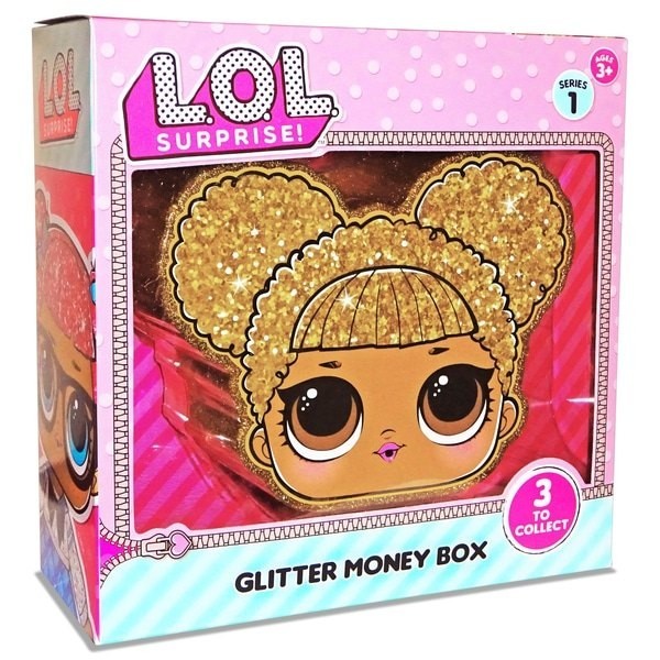 L.O.L Shock! Glitter Money Container Variety