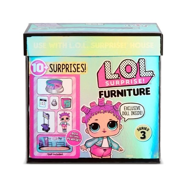 L.O.L. Surprise! Home Furniture Roller Rink along with Roller Sk8er