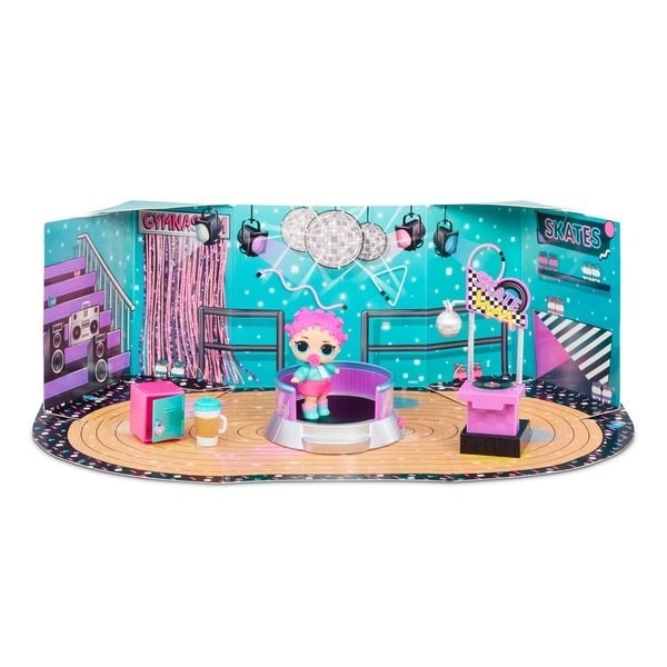 Halloween Sale - L.O.L. Surprise! Household Furniture Curler Ring along with Roller Sk8er - Clearance Carnival:£12[cob9208li]