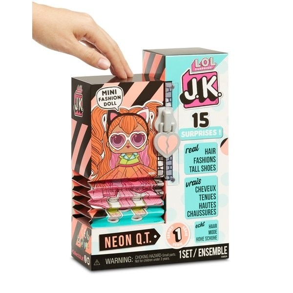 Promotional - L.O.L. Surprise! JK Neon Q.T. Mini Fashion Trend Figurine - Value-Packed Variety Show:£18
