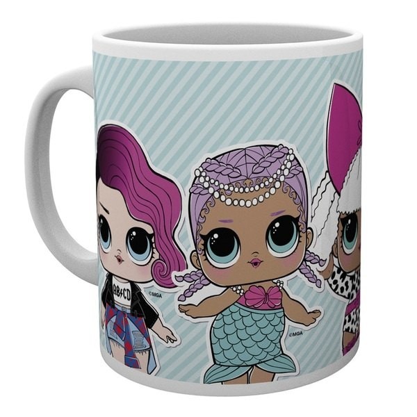 Valentine's Day Sale - L.O.L. Surprise! Characters Mug - Two-for-One:£7[lib9222nk]