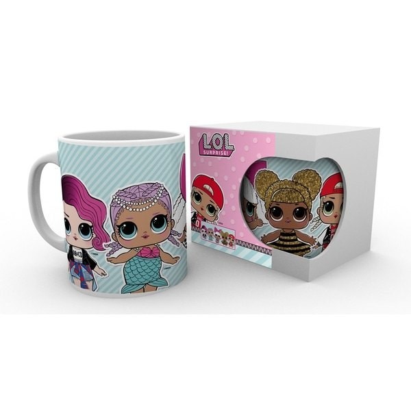 Valentine's Day Sale - L.O.L. Surprise! Characters Mug - Two-for-One:£7[lib9222nk]