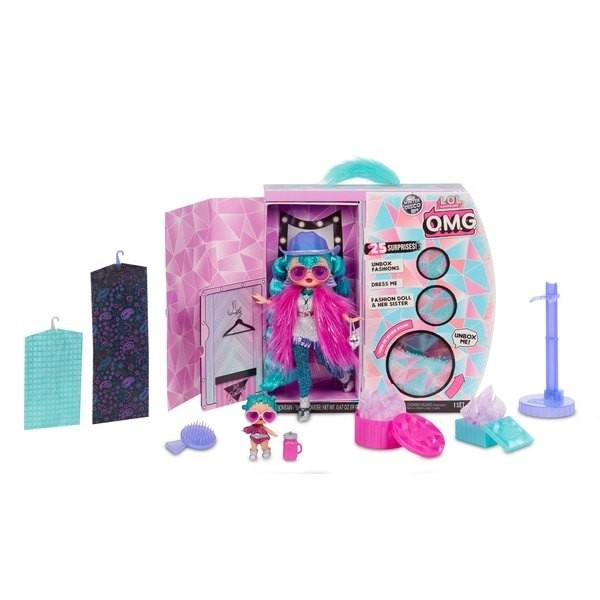 January Clearance Sale - L.O.L. Surprise! O.M.G. Wintertime Nightclub Cosmic Nova Fashion Trend Figurine and also Sibling - Friends and Family Sale-A-Thon:£34