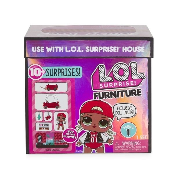 L.O.L Surprise! Home Furniture Load Cozy Sports Car with M.C. Swag