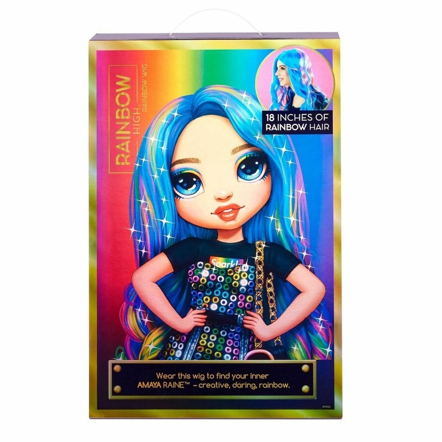 Mega Sale - Rainbow High Amaya Raine Hairpiece - Women's Day Wow-za:£35[beb9257nn]