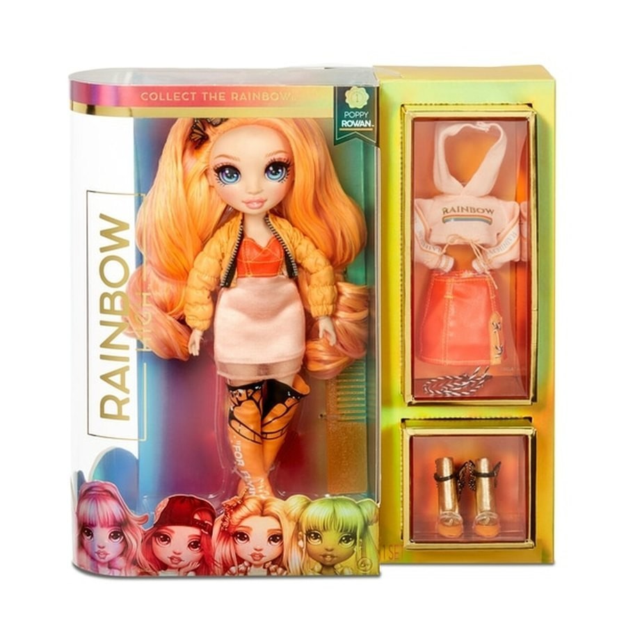 Rainbow High Fashion Trend Toy - Poppy Rowan