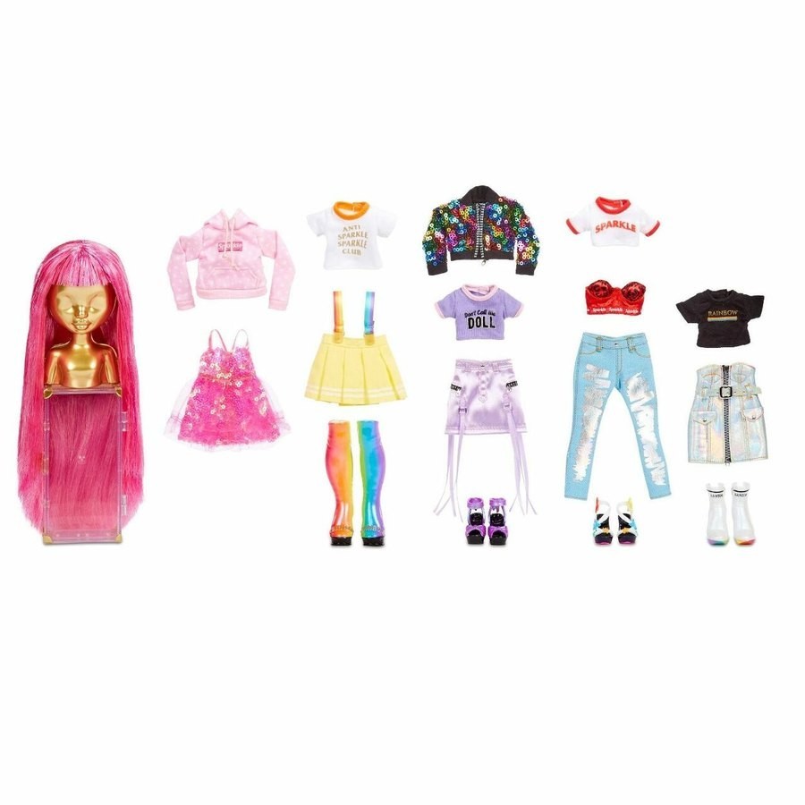 Loyalty Program Sale - Rainbow High Fashion Center-- Exclusive Toy along with Rainbow of Fashions - Avery Styles - Weekend:£34[jcb9264ba]