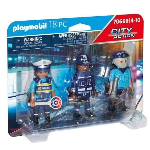 Promotional - Playmobil 70669 City Action Police 3 Figure Put - Internet Inventory Blowout:£7[sab9269nt]