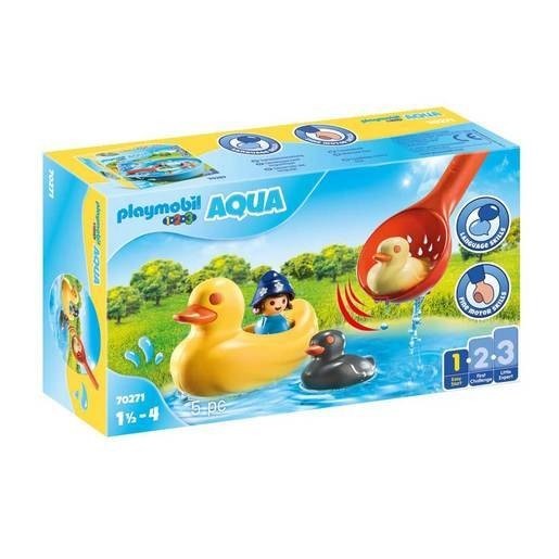 Playmobil 70271 1.2.3 Aqua Duck Family Figures