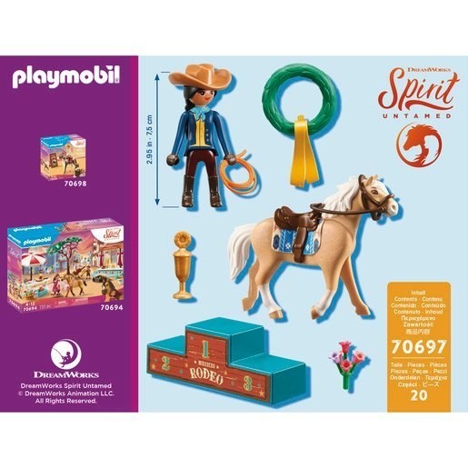 Exclusive Offer - Playmobil 70697 Dreamworks Feeling Untamed Rodeo Playset - Get-Together:£10[hob9272ua]