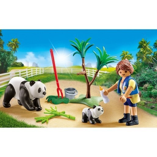 Playmobil 70105 City Life Panda Sitter Huge Carry Situation Prepare