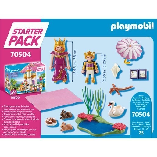 Exclusive Offer - Playmobil 70504 Princess Royal Outing Small Starter Pack Playset - One-Day Deal-A-Palooza:£9
