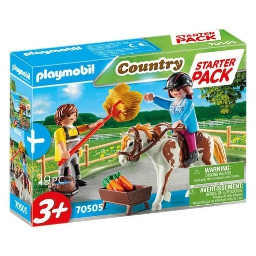 Markdown Madness - Playmobil 70505 Country Horseback Riding Small Starter Stuff Playset - Reduced-Price Powwow:£9[sab9281nt]
