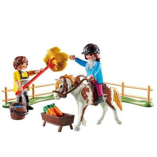 Loyalty Program Sale - Playmobil 70505 Country Horseback Traveling Small Beginner Pack Playset - Spectacular:£9[lab9281ma]