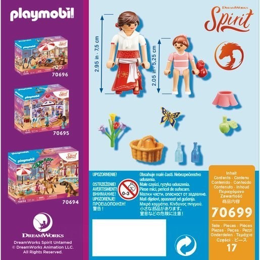 Playmobil 70699 DreamWorks Spirit Untamed Youthful Lucky & Mom Milagro Bodies