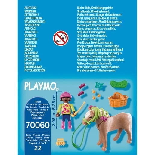 Playmobil 70060 Exclusive Additionally Female along with Pony
