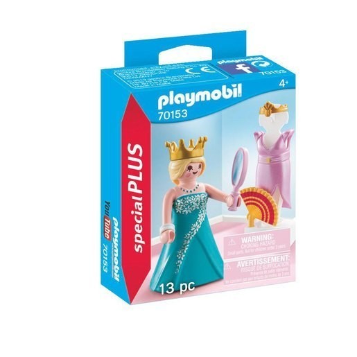 Half-Price Sale - Playmobil 70153 Special Plus Princess Or Queen with Model - Mid-Season Mixer:£5